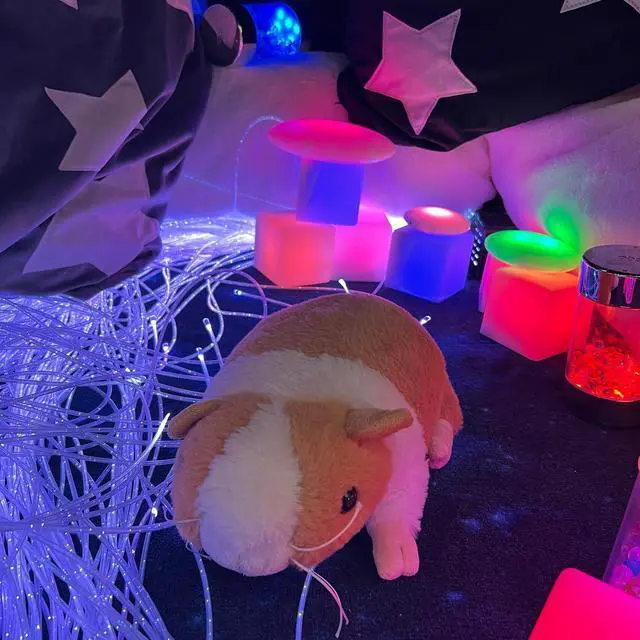 Alt view image 5 of 5 - TTS Sensory ICT Glow Construction Blocks  Interactive LED Light-Up STEM Building Set for Kids