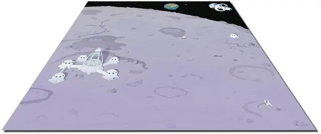 Alt view image 2 of 3 - TTS Lunar Mat for Tuff-Bot Rugged Robot - Coding Floor Mat for Early Years STEM Learning, Educational Programming Robot Toy for Kids Ages 3+, Teachers & Students