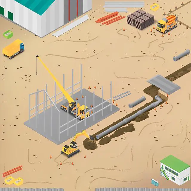 Main image of TTS Construction Site Mat for Tuff-Bot the Rugged Robot - Coding Floor Mat for Early Years STEM Learning, Educational Programming Robot Toy for Kids Ages 3+, Teachers & Students