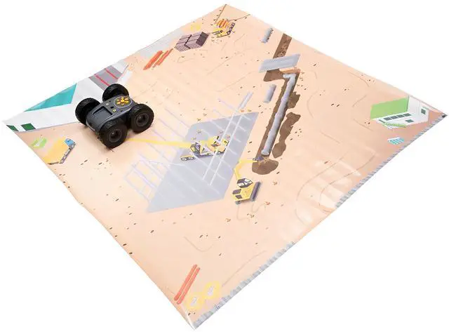 Alt view image 3 of 4 - TTS Construction Site Mat for Tuff-Bot the Rugged Robot - Coding Floor Mat for Early Years STEM Learning, Educational Programming Robot Toy for Kids Ages 3+, Teachers & Students