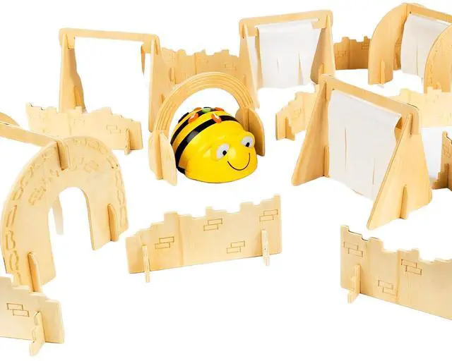 Alt view image 2 of 2 - TTS Obstacle Course Set for Bee-Bot & Blue-Bot - STEM Educational Coding Accessories, Programmable Robot Teaching Tools for Preschool & Elementary Kids Ages 3+, Teachers & Students