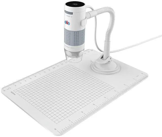 Alt view image 2 of 7 - TTS Digital USB Monocular Flex-View Microscope - 60x to 250x Magnification with Dual Focal Points, 4 LED Lights, Educational Science Tool for Classroom, Lab, or Home, Kids & Teens Ages 3+