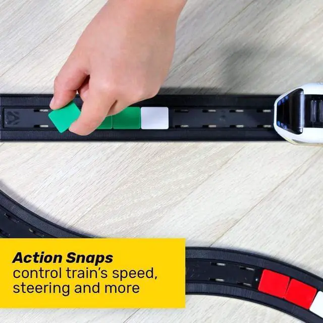 Alt view image 2 of 7 - intelino Smart Train Starter Set: Award-Winning Robot Toy Train; App-Based + Screen-Free Drive Modes; 3 Free Apps for Playing and Learning; Programmable with Color Tiles, Scratch & Python; for Ages 3+