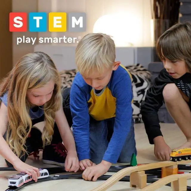 Alt view image 7 of 7 - intelino Smart Train Starter Set: Award-Winning Robot Toy Train; App-Based + Screen-Free Drive Modes; 3 Free Apps for Playing and Learning; Programmable with Color Tiles, Scratch & Python; for Ages 3+