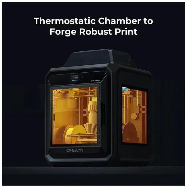 Alt view image 3 of 7 - Creality Sermoon D3 Pro 3D Printer  Dual Extrusion, High Flow, 300mm/s Fast Printing, Flexible Build Plate, Touch Screen, 290x220x300mm Build Volume