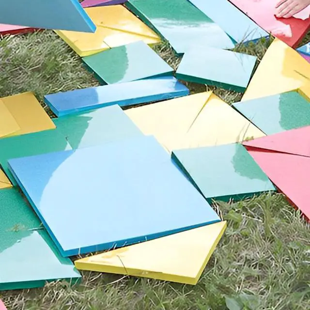 Alt view image 2 of 2 - TTS Giant Glitter Mosaic Shapes - 45-Piece Set | Creative Educational Toy for Kids Ages 3+ | Fine Motor Skills & Sensory Play