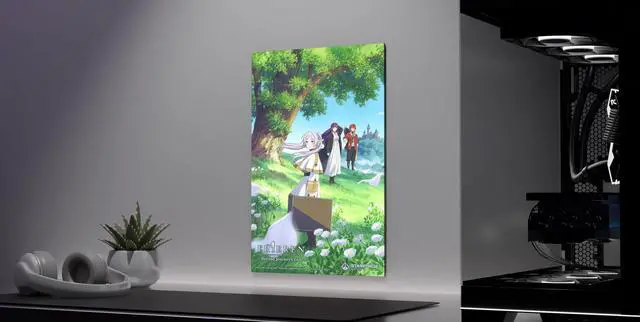 Alt view image 3 of 3 - New Party - Frieren: Beyond Journey's End Anime UV Printed Acrylic Wall Art 16in x 24in