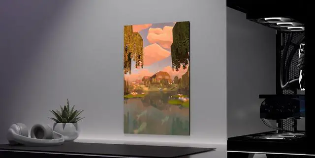 Alt view image 4 of 4 - Just Chillin' - Old School RuneScape UV Printed Acrylic Wall Art - 16in x 24in