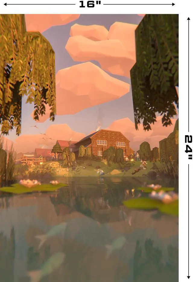 Alt view image 3 of 4 - Just Chillin' - Old School RuneScape UV Printed Acrylic Wall Art - 16in x 24in