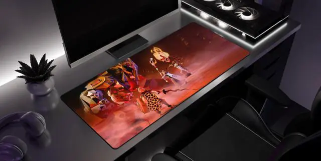 Alt view image 3 of 4 - Leagues II - Old School RuneScape Gaming Desk Mat  Large Extended Mouse & Keyboard Pad