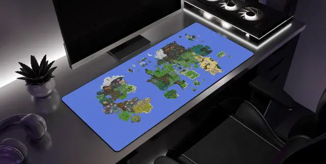 Alt view image 3 of 4 - Map - Old School RuneScape Gaming Desk Mat  Large Extended Mouse & Keyboard Pad