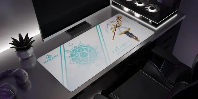 Alt view image 3 of 4 - Frieren - Frieren: Beyond Journey's End Anime Gaming Desk Mat  Large Extended Mouse & Keyboard Pad