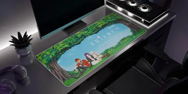 Alt view image 3 of 4 - New Party - Frieren: Beyond Journey's End Anime Gaming Desk Mat  Large Extended Mouse & Keyboard Pad