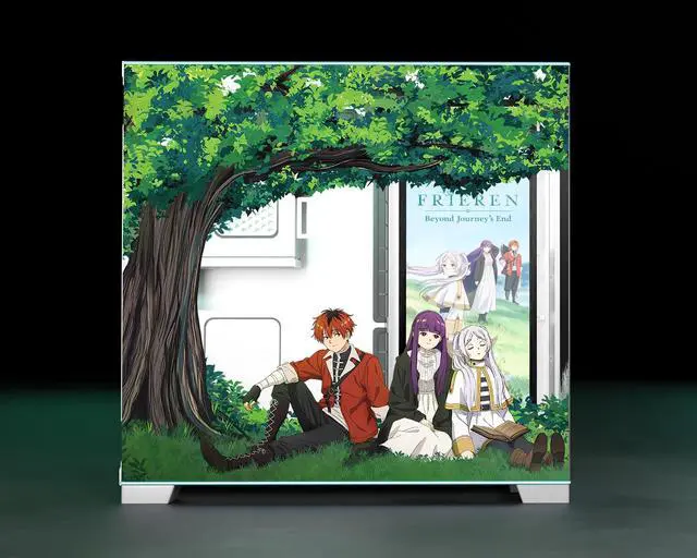 Alt view image 4 of 7 - Starforge - Frieren: Beyond Journeys End Computer Case Bundle  Lian Li O11 Dynamic EVO RGB EATX/ATX/mATX PC Tower  with Embossed & UV Printed Artwork