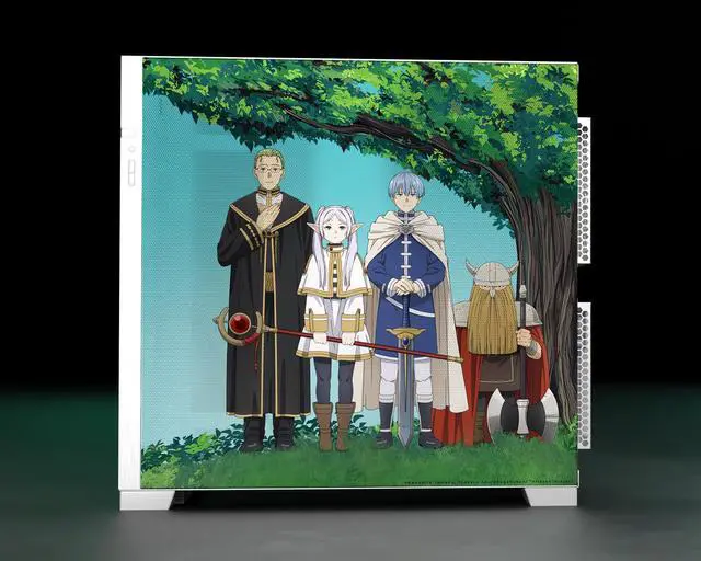 Alt view image 5 of 7 - Starforge - Frieren: Beyond Journeys End Computer Case Bundle  Lian Li O11 Dynamic EVO RGB EATX/ATX/mATX PC Tower  with Embossed & UV Printed Artwork