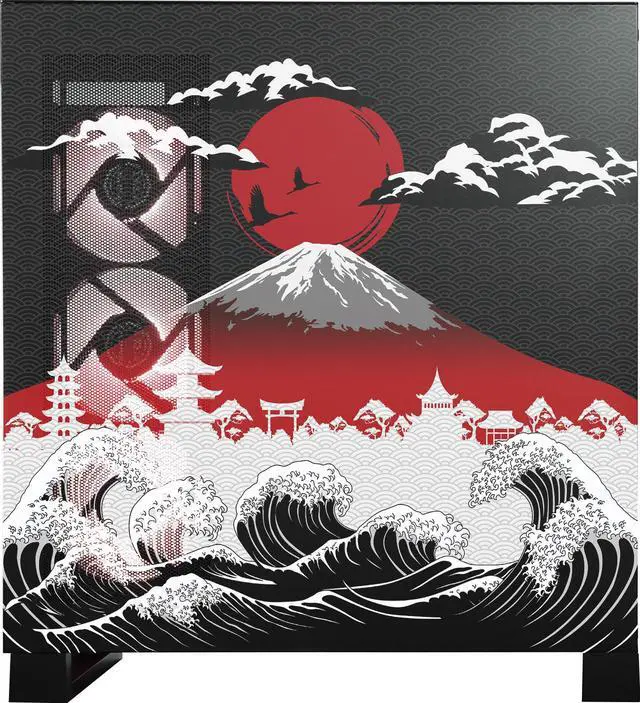 Alt view image 4 of 7 - Starforge Systems Nimbus Clouded Gates Custom Gaming Desktop PC Bundle, AMD Ryzen 7 9800X3D, AMD RX 9070 XT 16GB, 2TB Gen 4 NVMe, 32GB DDR5 RAM 6000, Win 11 Home