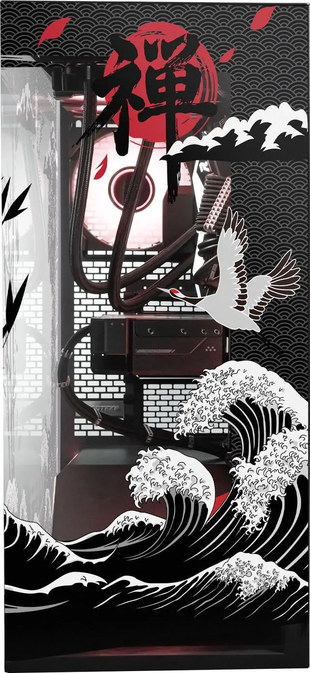 Alt view image 5 of 7 - Starforge Systems Nimbus Clouded Gates Custom Gaming Desktop PC Bundle, AMD Ryzen 7 9800X3D, AMD RX 9070 XT 16GB, 2TB Gen 4 NVMe, 32GB DDR5 RAM 6000, Win 11 Home