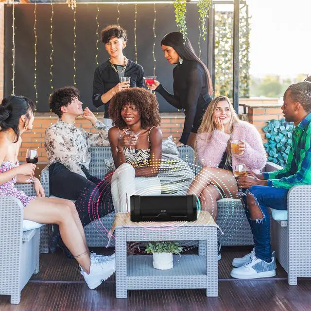 Alt view image 5 of 6 - LifeStyle Gen1 - Portable Bluetooth Speaker, powerful sound & bass, IPX7 waterproof, 12 hr of playtime, PartySpeaker for multiple speaker pairing for home & outdoor. LifeStyle - Make Your Life Louder
