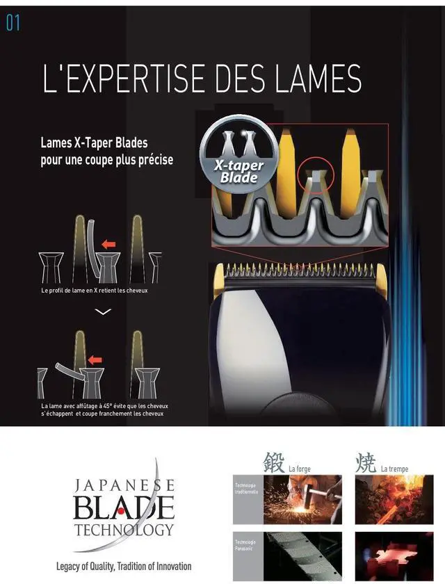 Alt view image 3 of 3 - Panasonic Pro X - Taper Blade 2.0