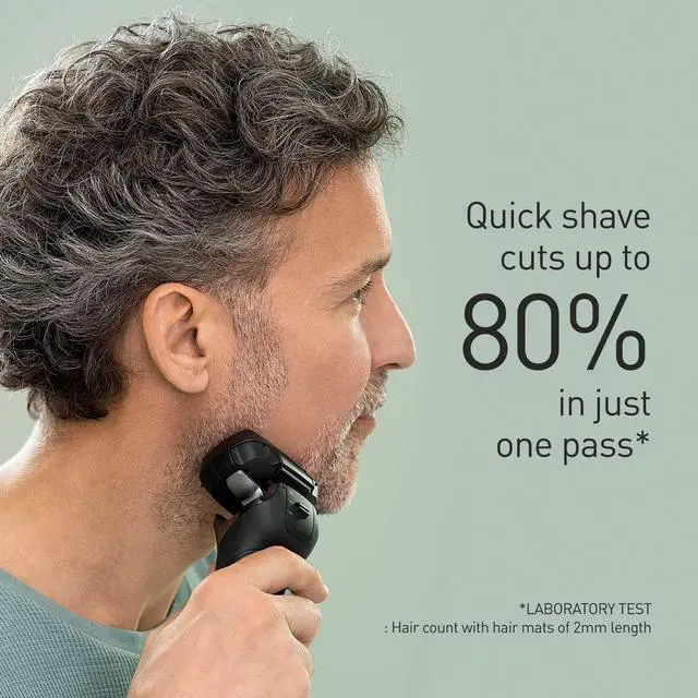 Alt view image 2 of 7 - Panasonic ES-LS9A Series 900+ Premium Wet/Dry Electric Shaver, 6-Way Shaving Head with Linear Motor, Includes Cleaning and Charging Station, Black