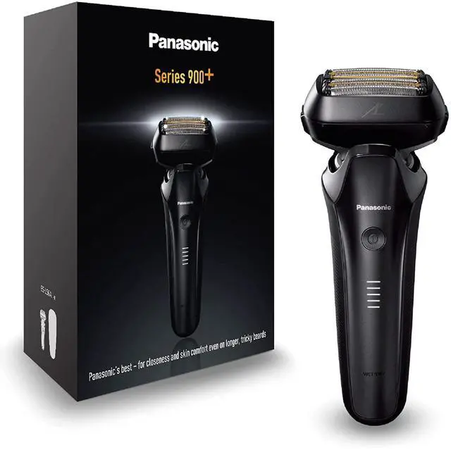 Main image of Panasonic ES-LS6A Series 900+ Premium Wet/Dry Electric Shaver, 6-Way Shaving Head with Linear Motor, Black