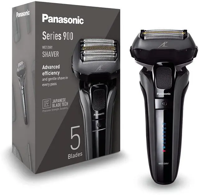 Main image of Panasonic ES-LV6U Series 900 Premium Wet/Dry Electric Shaver 5-Way Shaving Head with Linear Motor, Black
