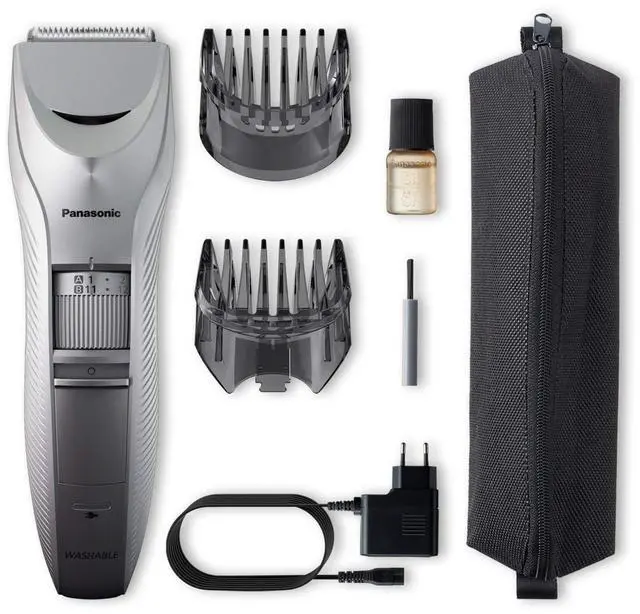 Alt view image 3 of 7 - Panasonic ER-GC71 Men's Beard Trimmer, Cordless/Corded Operation with 2 Comb Attachments and and 39 Adjustable Trim Settings, Washable