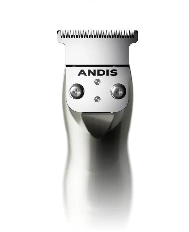 Alt view image 2 of 7 - Andis 32810 Slimline Pro Cord/Cordless Beard Trimmer, Lithium Ion T-Blade Trimmer, Close Cutting T-Blade Zero Gapped, Chrome
