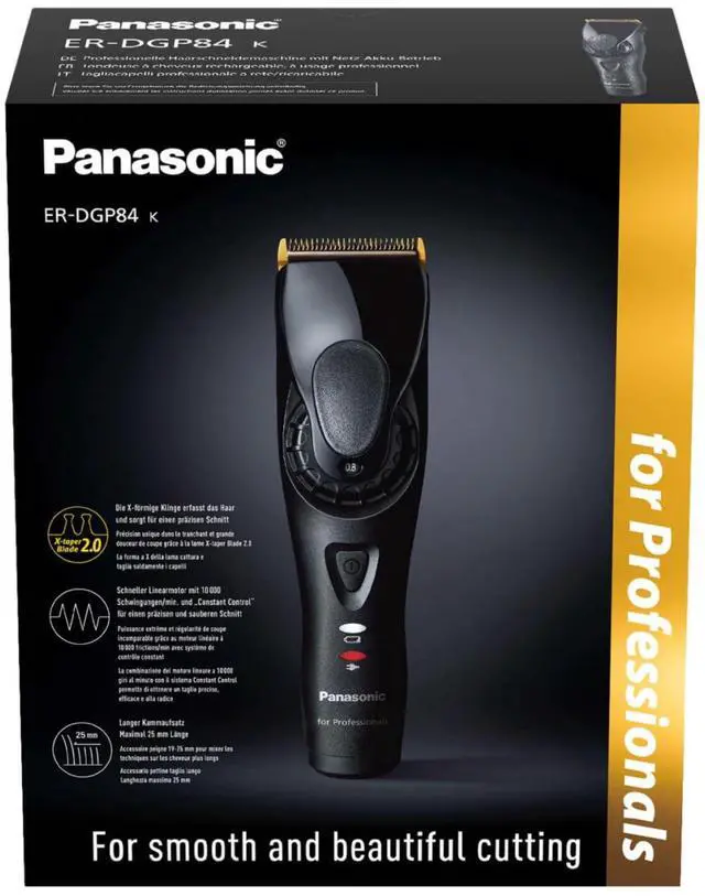 Main image of Panasonic ER-GP84 Professional Cord/Cordless Hair Clipper Black