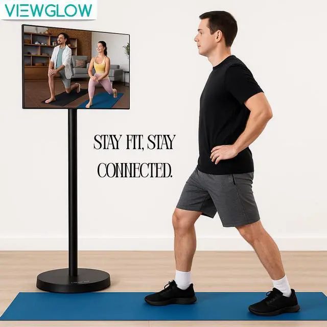 Alt view image 6 of 6 - 21.5 Inch ViewGlow Monitor High-Resolution Display Smart Touch Screen Rollable for Streaming, Business, Leisure