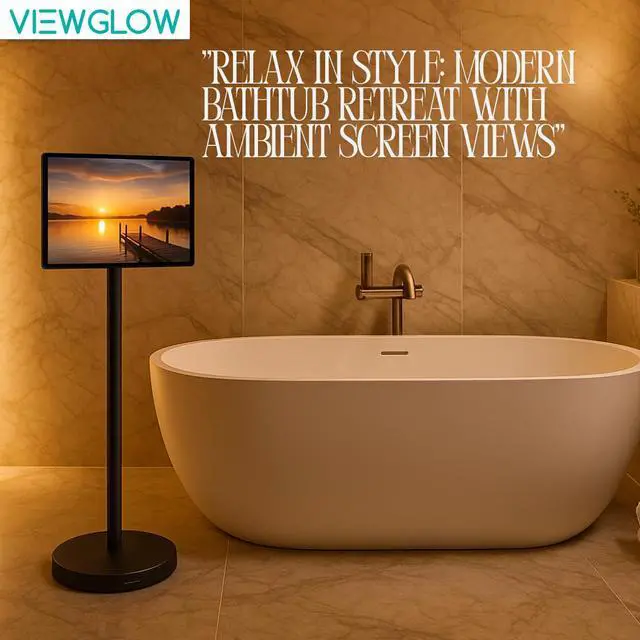 Alt view image 5 of 6 - 21.5 Inch ViewGlow Monitor High-Resolution Display Smart Touch Screen Rollable for Streaming, Business, Leisure