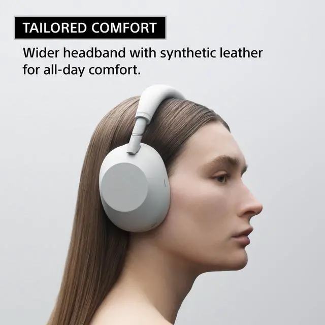 Alt view image 12 of 20 - Sony WH1000XM6S Best Wireless Noise Canceling Headphones - Platinum Silver