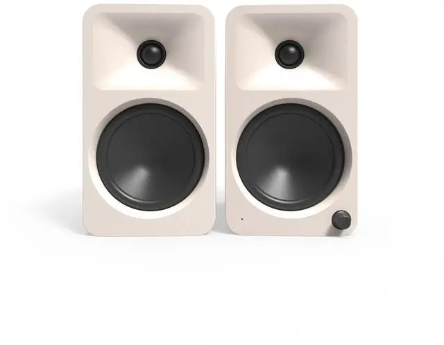 Alt view image 2 of 3 - Kanto ORA4MC 140W Powered Reference Speakers with Bluetooth 5.0 and USB-C Input | 4 Woofers with Deep Bass Extension | Bi-Amplified | 80 Hz Automatic Crossover | Reference Quality Sound | Pair | Cream