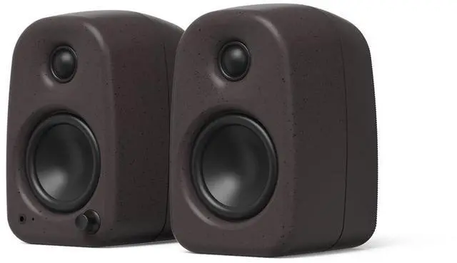 Main image of Kanto UKI 100 W Active Desktop Computer Speakers with Bluetooth and USB-C | Intelligent Sub Integration | Headphone Out | Pair | Pumice
