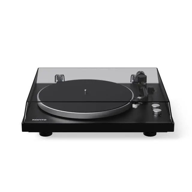 Alt view image 2 of 7 - Kanto OBI3G2 Gen2 Auto Stop Belt Drive Turntable w/Bluetooth 5.3 & Preamp - Pitch Control - AT3600L Cartridge - Aluminum Platter - Matte Black