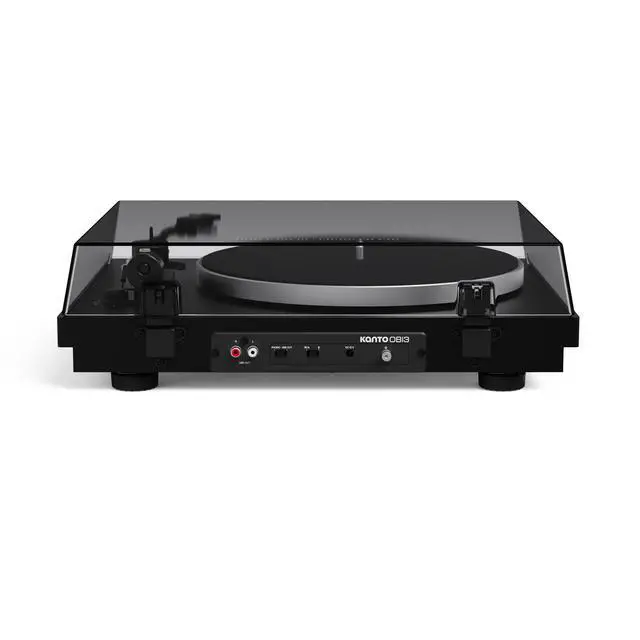 Alt view image 3 of 7 - Kanto OBI3G2 Gen2 Auto Stop Belt Drive Turntable w/Bluetooth 5.3 & Preamp - Pitch Control - AT3600L Cartridge - Aluminum Platter - Matte Black