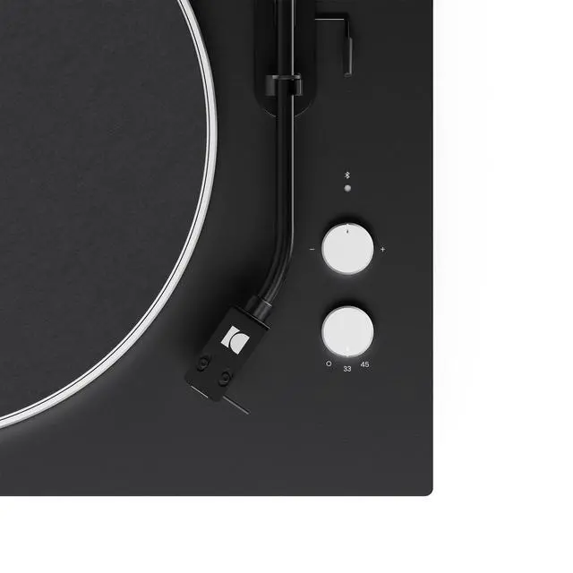 Alt view image 5 of 7 - Kanto OBI3G2 Gen2 Auto Stop Belt Drive Turntable w/Bluetooth 5.3 & Preamp - Pitch Control - AT3600L Cartridge - Aluminum Platter - Matte Black