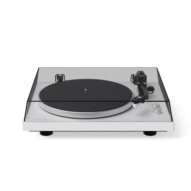 Alt view image 2 of 7 - Kanto OBI3G2 Gen2 Auto Stop Belt Drive Turntable w/Bluetooth 5.3 & Preamp - Pitch Control - AT3600L Cartridge - Aluminum Platter - Matte White
