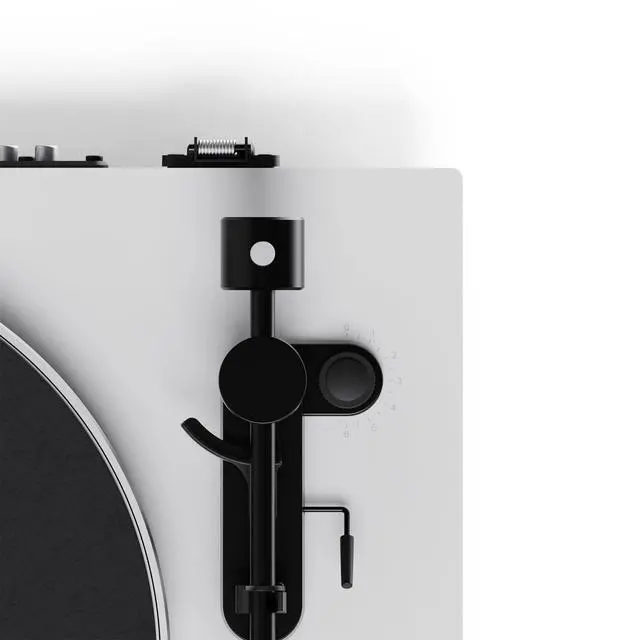 Alt view image 4 of 7 - Kanto OBI3G2 Gen2 Auto Stop Belt Drive Turntable w/Bluetooth 5.3 & Preamp - Pitch Control - AT3600L Cartridge - Aluminum Platter - Matte White