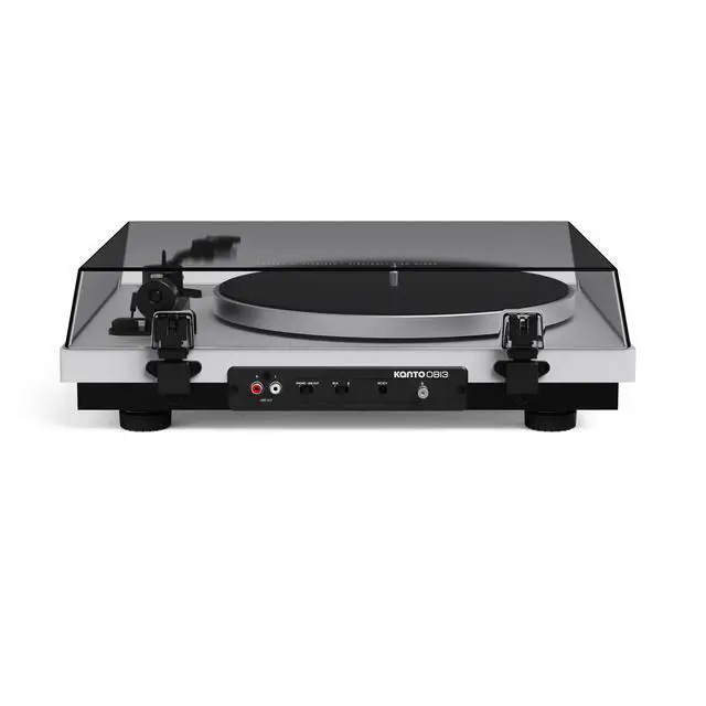 Alt view image 3 of 7 - Kanto OBI3G2 Gen2 Auto Stop Belt Drive Turntable w/Bluetooth 5.3 & Preamp - Pitch Control - AT3600L Cartridge - Aluminum Platter - Matte White