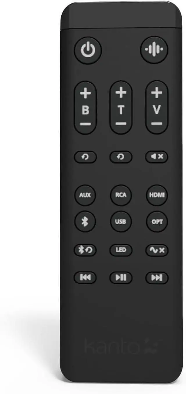 Alt view image 3 of 7 - Kanto REN 200W Powered Speaker System with HDMI ARC Input for TV & Home Theater | USB-C and Bluetooth 5.3 | High/Low Pass Filter | Pair | Matte White