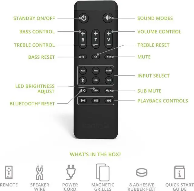 Alt view image 6 of 7 - Kanto REN 200W Powered Speaker System with HDMI ARC Input for TV & Home Theater | USB-C and Bluetooth 5.3 | High/Low Pass Filter | Pair | Matte Orange