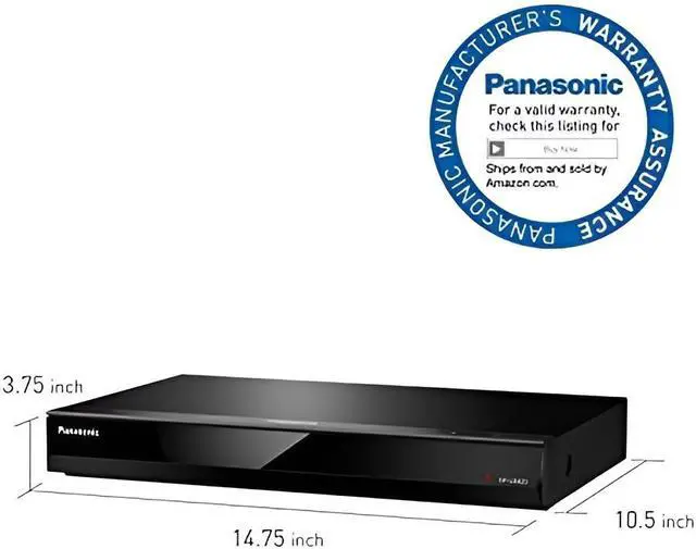 Alt view image 4 of 5 - Panasonic DP-UB420K Ultra HD Blu-Ray DiscTM Player