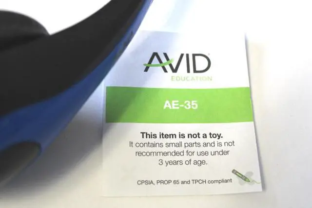 Alt view image 4 of 4 - Avid AE-35 Education Series Headphone (Blue)