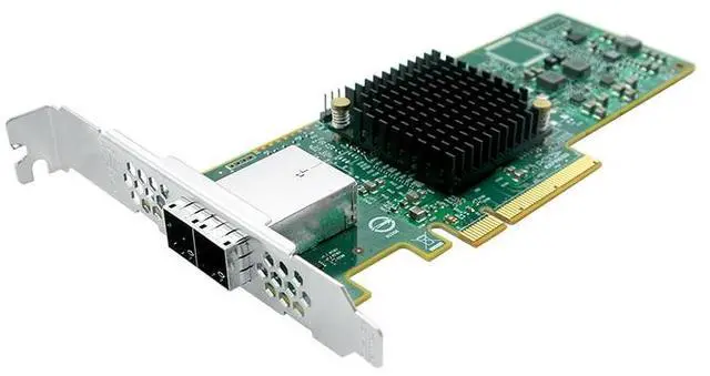 Alt view image 2 of 5 - eShinreal PCIe x8 to SAS/SATA Expansion Card with External SFF-8088 Ports (SAS 3008 Chipset)