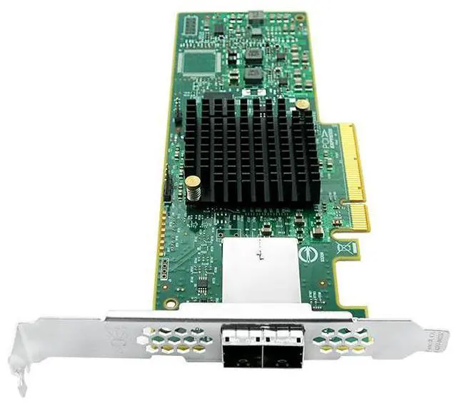 Alt view image 3 of 5 - eShinreal PCIe x8 to SAS/SATA Expansion Card with External SFF-8088 Ports (SAS 3008 Chipset)