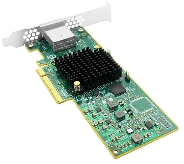 Alt view image 4 of 5 - eShinreal PCIe x8 to SAS/SATA Expansion Card with External SFF-8088 Ports (SAS 3008 Chipset)