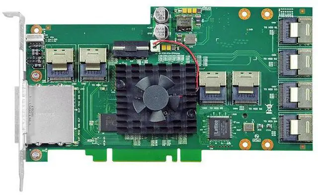 Main image of eShinreal 4-Port SFF-8087/8088 SAS/SATA Expansion Card (SAS2X36 Chipset)