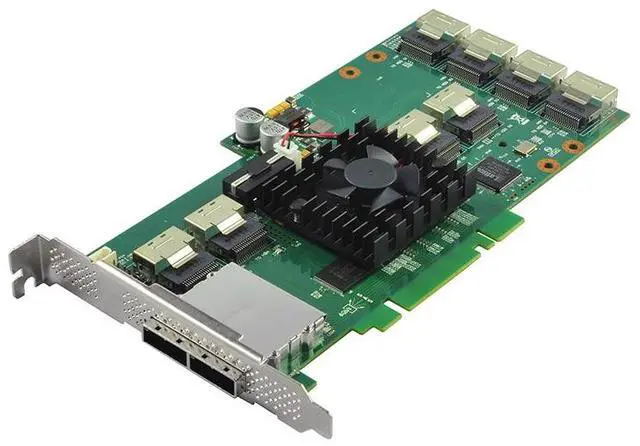 Alt view image 2 of 4 - eShinreal 4-Port SFF-8087/8088 SAS/SATA Expansion Card (SAS2X36 Chipset)