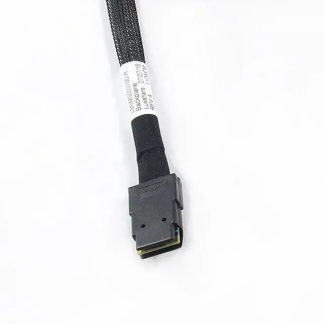 Alt view image 2 of 3 - eShinreal Internal Mini SAS SFF-8087 to 4SATA Cable-motherboard end 80CM